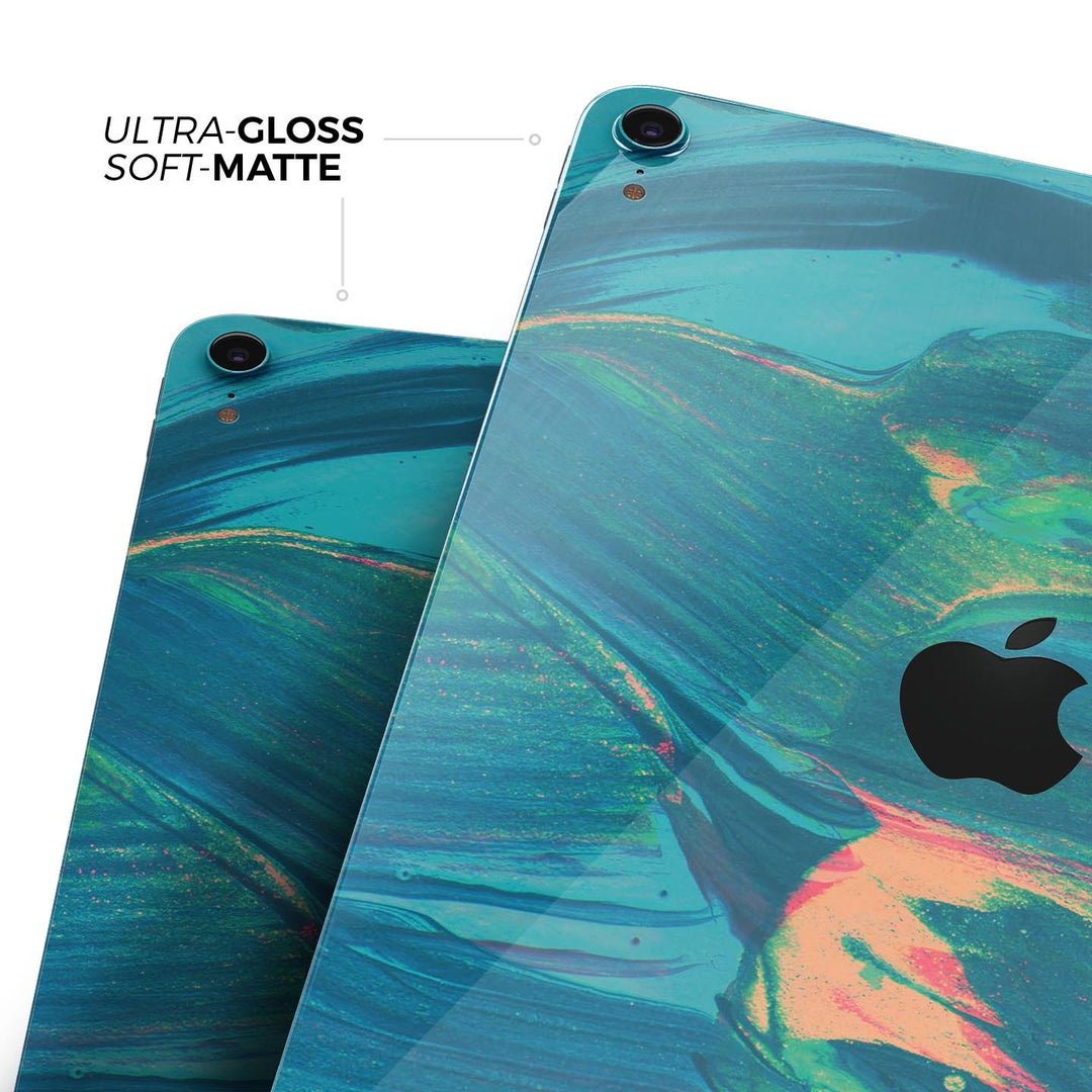 Liquid Abstract Paint Remix V89 - Full Body Skin Decal for the Apple