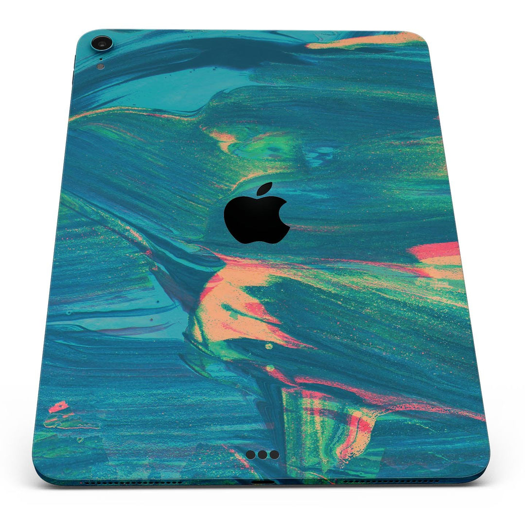 Liquid Abstract Paint Remix V89 - Full Body Skin Decal for the Apple