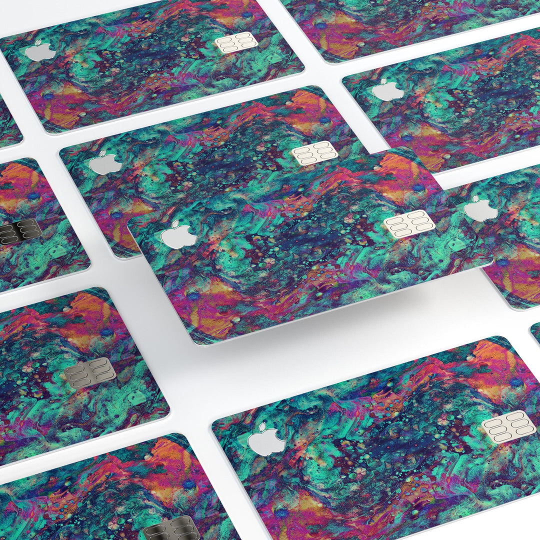 Liquid Abstract Paint Remix V91 - Premium Protective Decal Skin-Kit