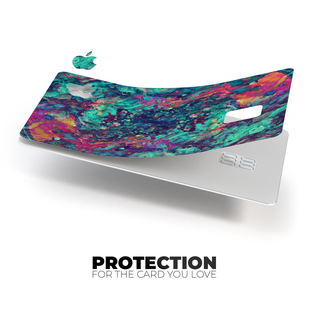 Liquid Abstract Paint Remix V91 - Premium Protective Decal Skin-Kit
