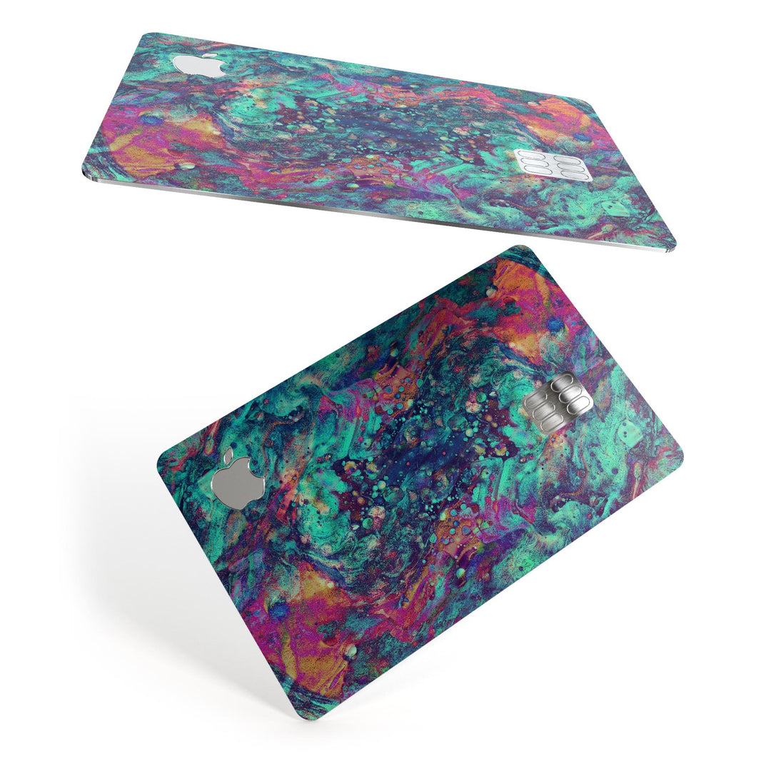 Liquid Abstract Paint Remix V91 - Premium Protective Decal Skin-Kit