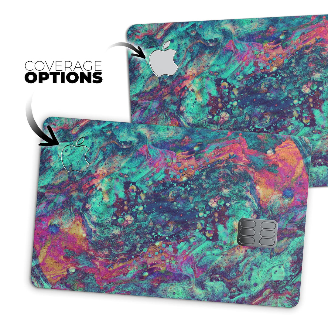Liquid Abstract Paint Remix V91 - Premium Protective Decal Skin-Kit