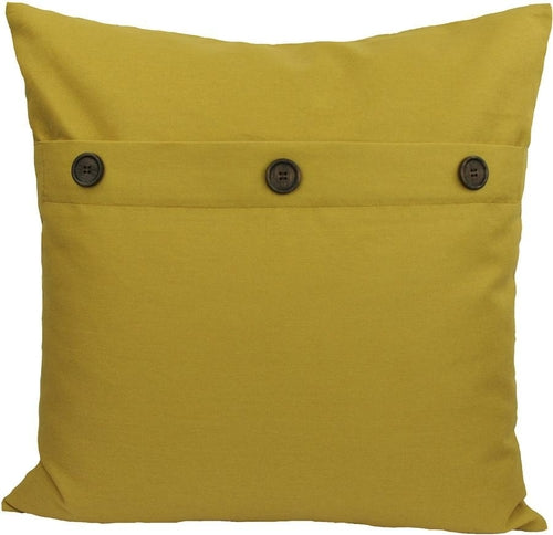 ML13004 Solid Color with Buttons Pillow, 20"x20"