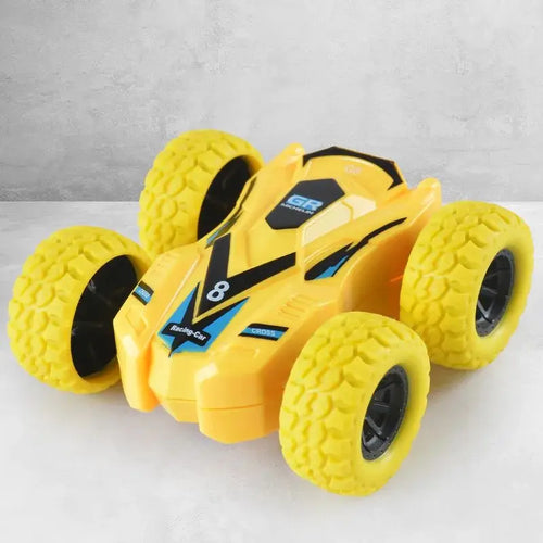 Children's toy car fun double-sided car inertial safety anti-collision