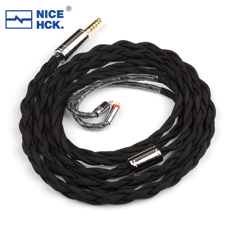 NICEHCK HiCotton HiFi Earphone IEM Upgrade Cable 7N Silver Plated OCC