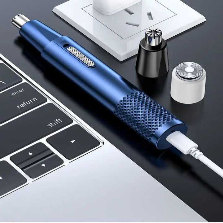 Electric Nose Hair Trimmer Beard Clipper Rechargeable Multi-kinetic