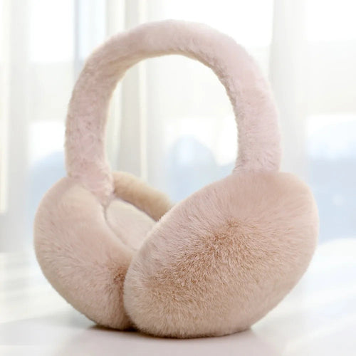 Soft Plush Ear Warmer Winter Warm Earmuffs Solid Color  Ear Cover