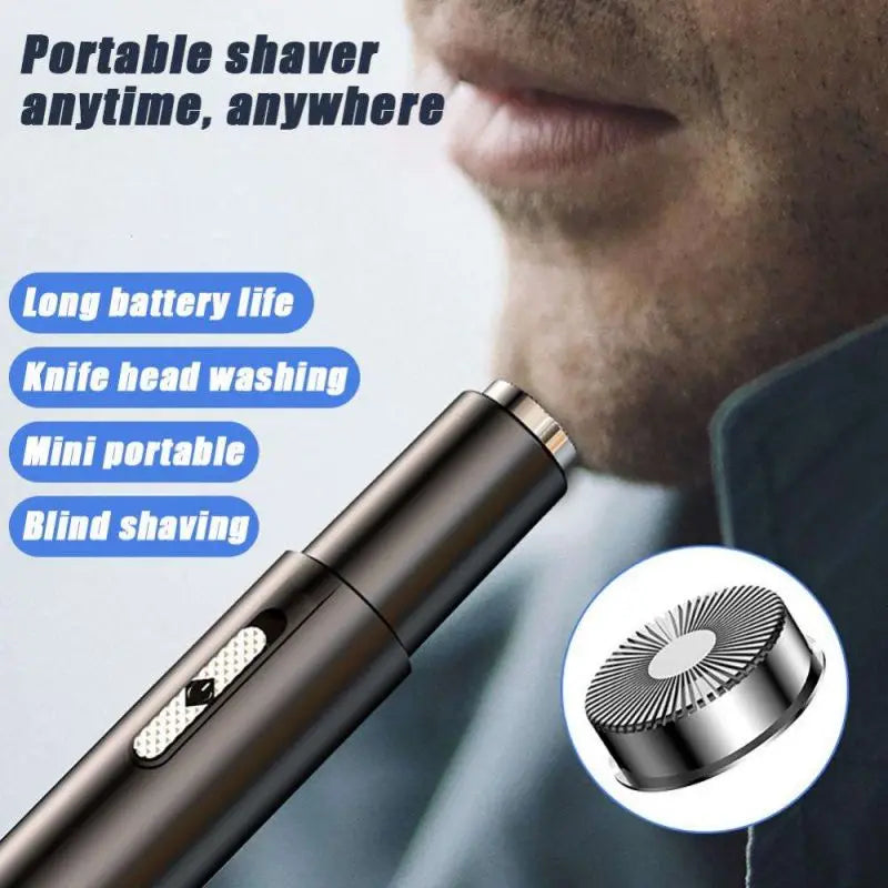 Electric Nose Hair Trimmer Beard Clipper Rechargeable Multi-kinetic