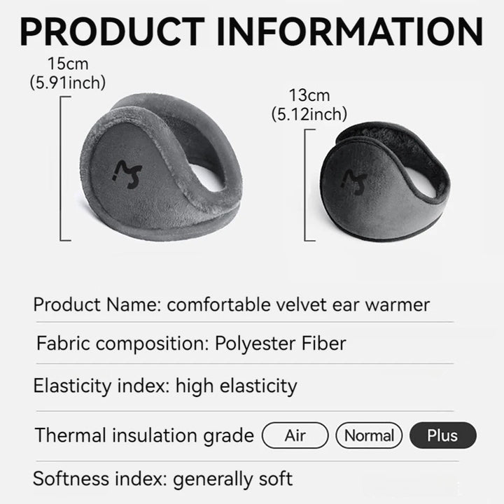 Winter Cycling Plush Earmuffs Sports Running Hiking Skiing Windproof