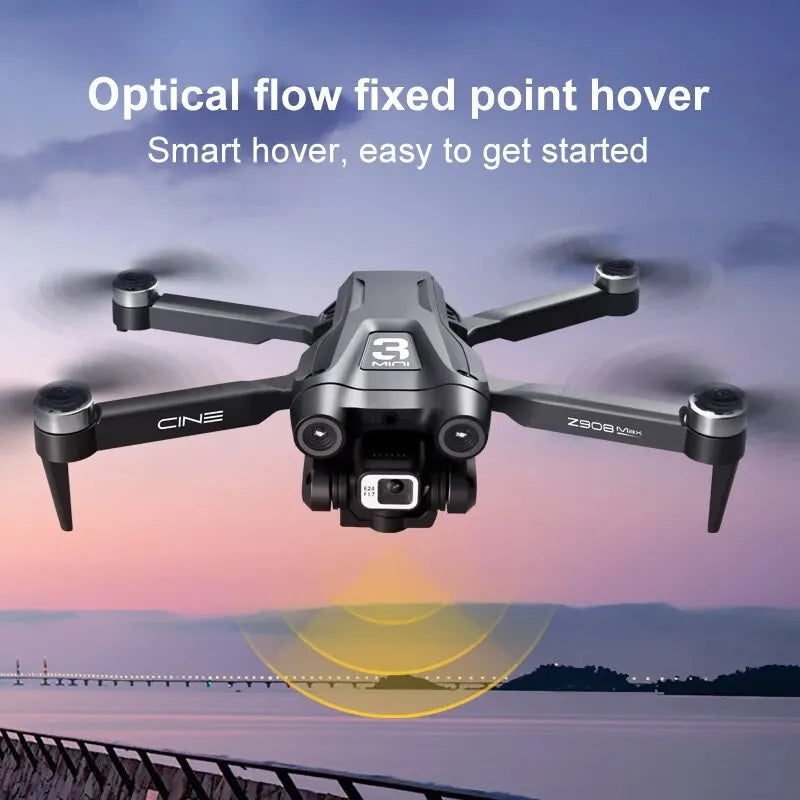 KBDFA MINI Z908 Pro Max Drone 4K HD Camera Professional WIFI FPV Dron