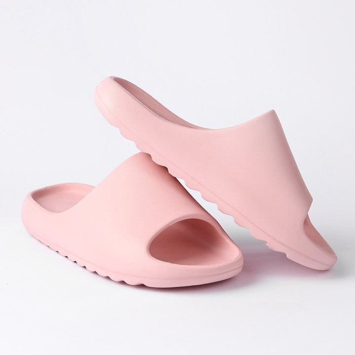 Cloud Pillow Slippers for Women - Pink Girl Slides,Shower Shoes