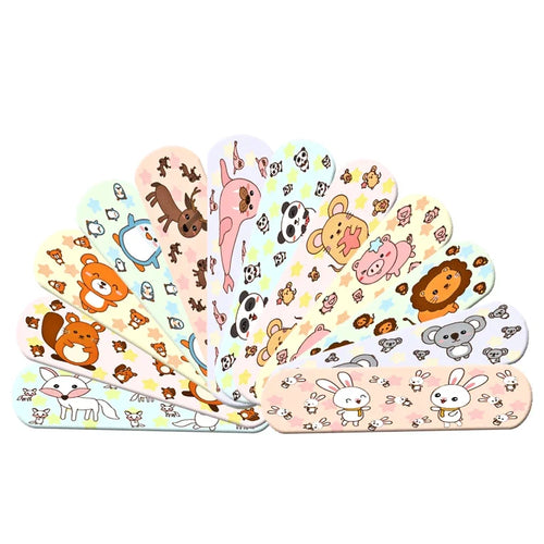 120pcs/lot Kawaii Cartoon Animal Pattern Waterproof Band Aid