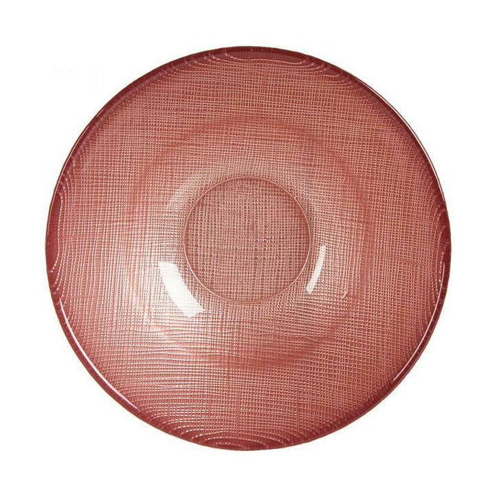 Bowl Ø 15 cm Pink Glass (6 Units)