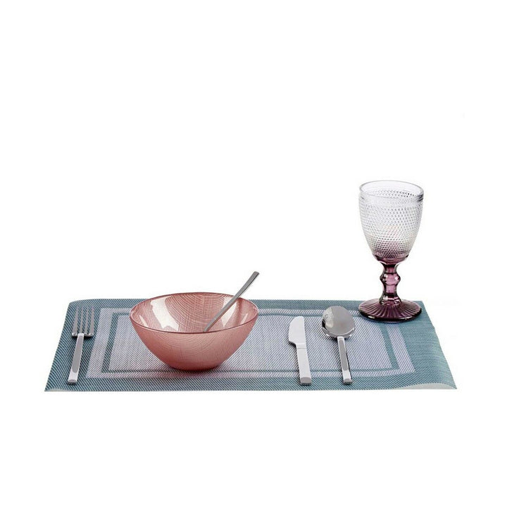 Bowl Ø 15 cm Pink Glass (6 Units)