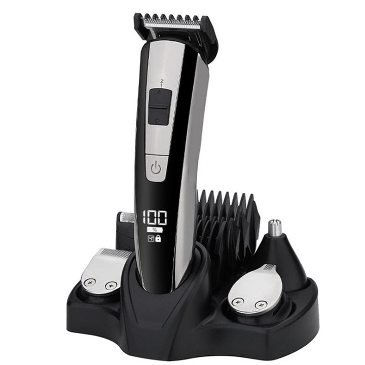5 In 1 Rechargeable Electric Hair Clippers For Men Beard Nose Ear