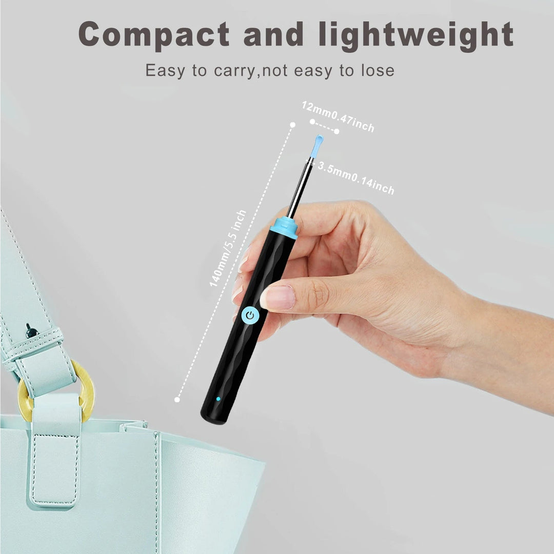Wireless Smart Visual Ear Cleaner Otoscope WiFi Luminous Earpick Ear