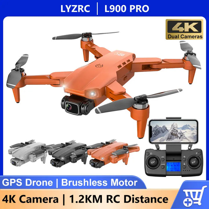 LYZRC L900 PRO Drone 4K Profesional Dual Camera GPS 5G WIFI Aerial