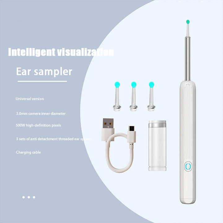 Wireless WiFi Ear Pick Otoscope Camera Borescope Luminous Ear Wax