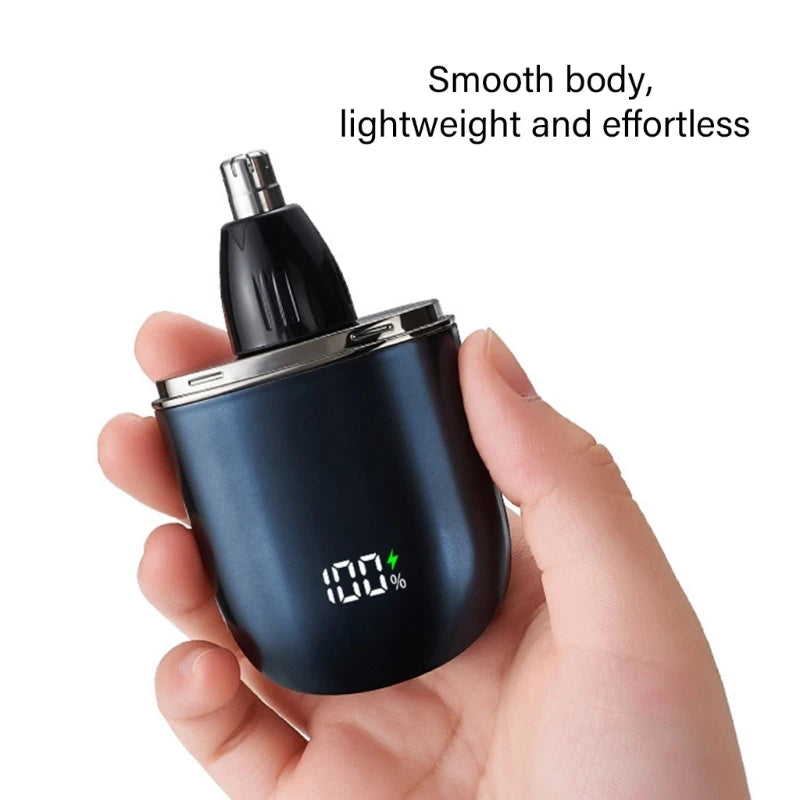 Portable Electric Nose Hair Trimmer Men Beard Shaver Wet Dry Use for
