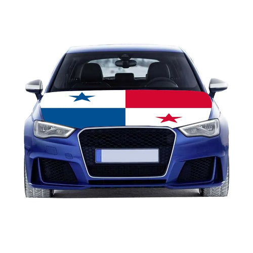 Panama Flags Car Hood Cover 3.3X5FT/6X7FT100% Polyester Elastic