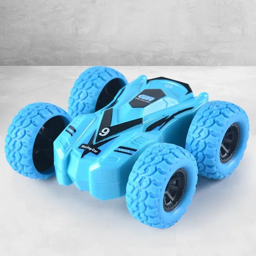 Children's toy car fun double-sided car inertial safety anti-collision