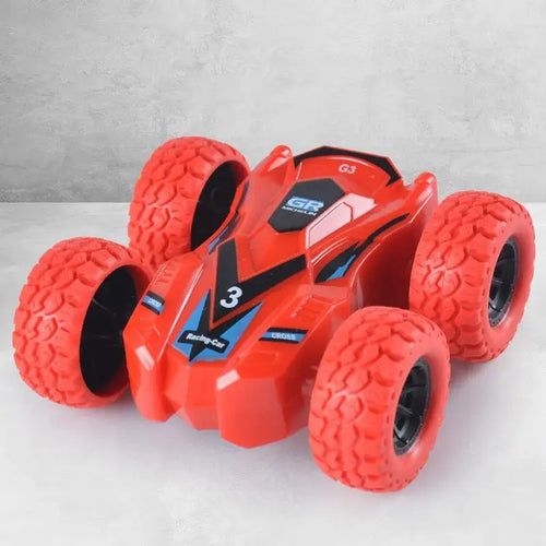 Children's toy car fun double-sided car inertial safety anti-collision