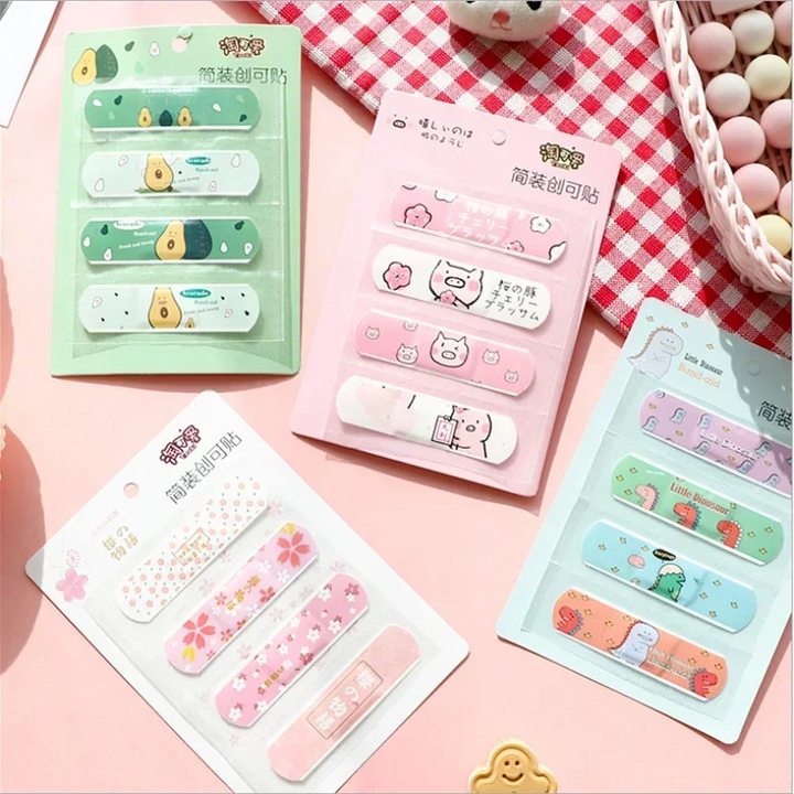 20pcs/box Cartoon Avocado Pattern Band Aid Baby Kids Outdoor Sports Medical Patch Adhesive Breathable First Band Aid Bandage