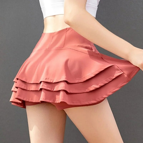 Cloud Hide Women Golf Tennis Skirts Sports Pocket Pleated Skirt