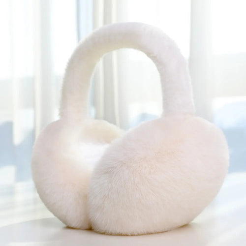 Soft Plush Ear Warmer Winter Warm Earmuffs Solid Color  Ear Cover