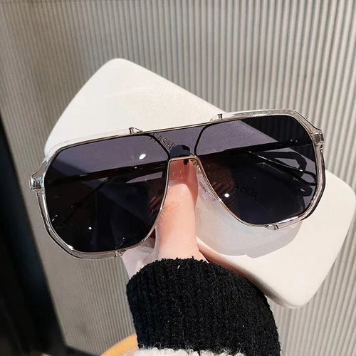 Oversized Sunglasses Women 2023 New Unique One Piece Fashion