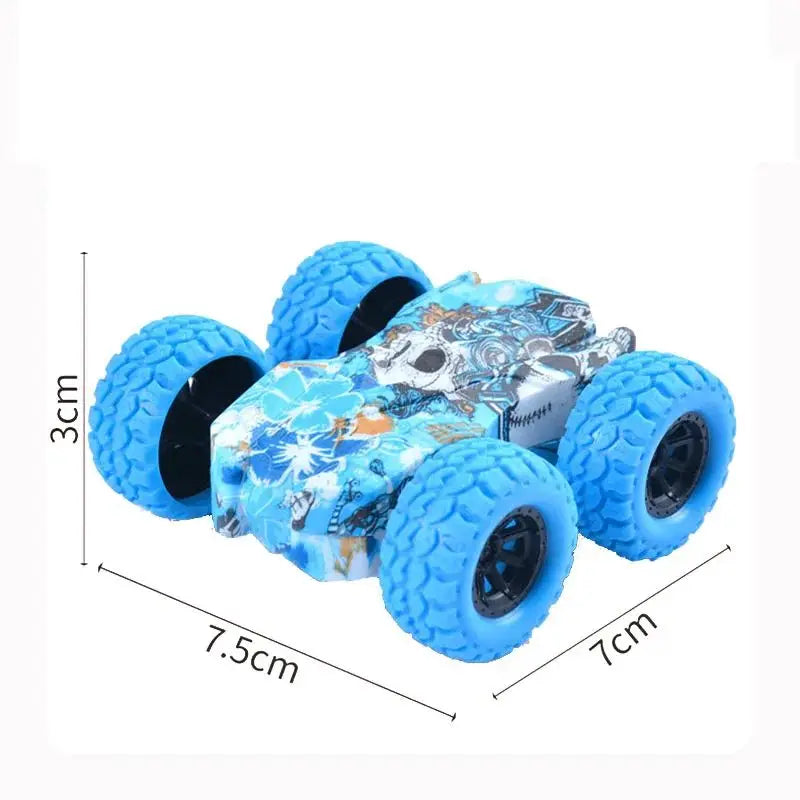 Children's toy car fun double-sided car inertial safety anti-collision