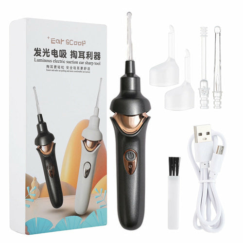 Electric Cordless Ear Pick Safe Vibration Painless Ear Cleaner Remover