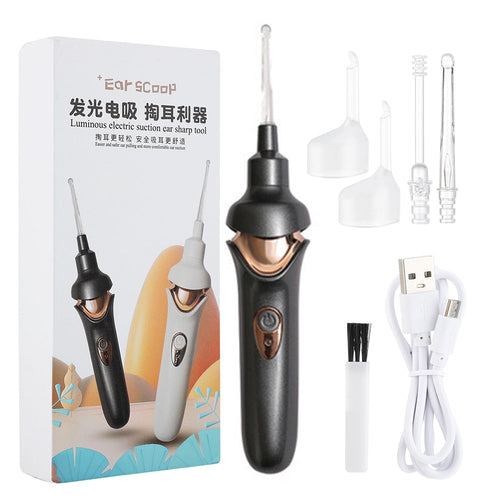 Electric Cordless Ear Pick Safe Vibration Painless Ear Cleaner Remover