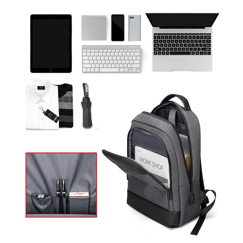 Multifunctional Business Waterproof Oxford Cloth Backpack for Laptop