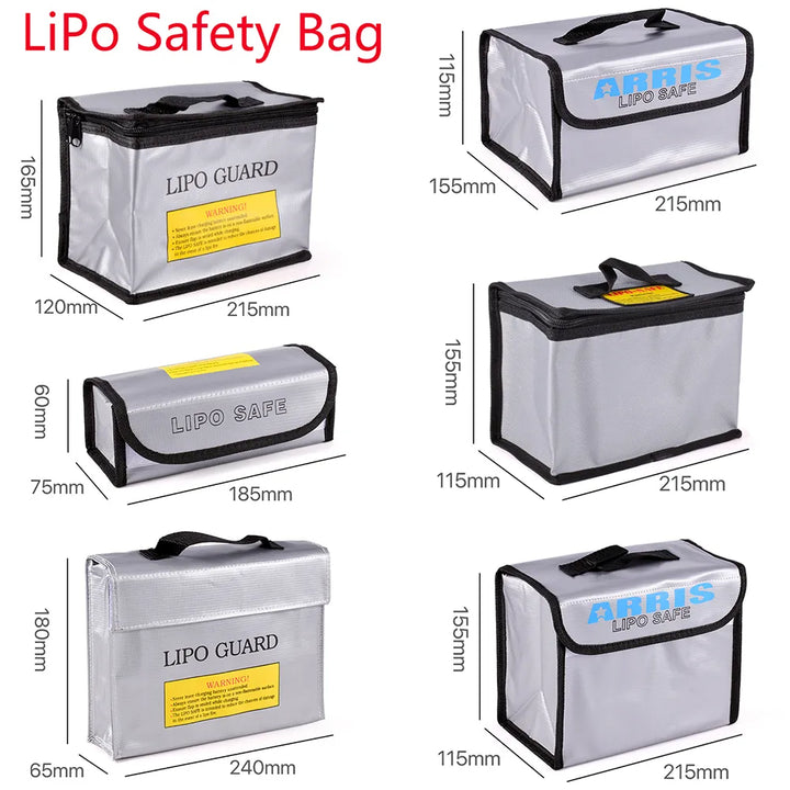 Lipo Guard Safety Bag Fireproof Explosion-Proof Portable Lipo Safety