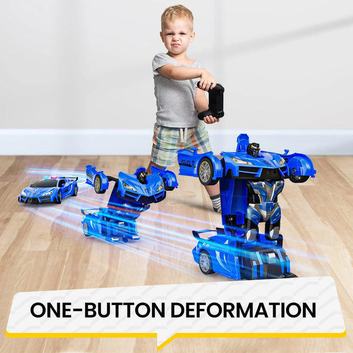 Sinovan Remote Control Police Car Toy Gesture Sensing with LED Light
