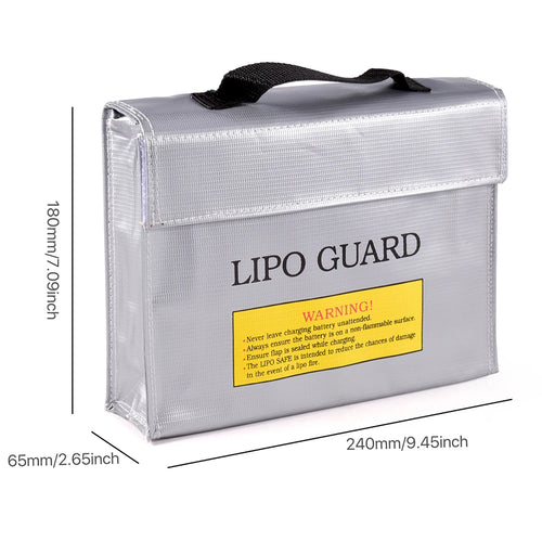 Lipo Guard Safety Bag Fireproof Explosion-Proof Portable Lipo Safety