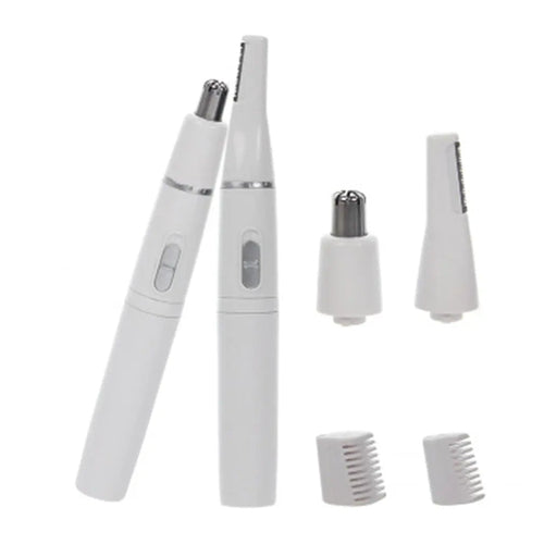 2-in-1 Facial Hair Trimmer Nose Ear Hair Shaver Trimmer Eyebrow