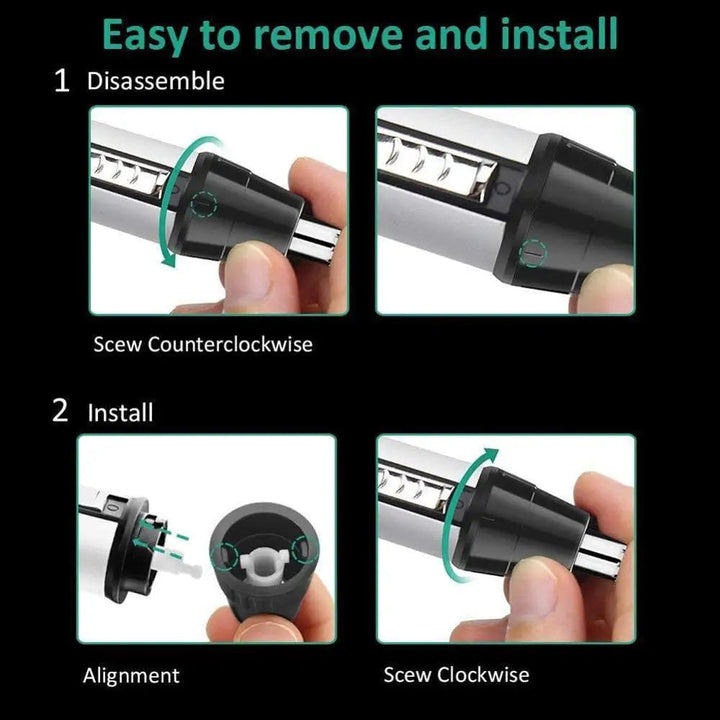 Rechargeable Nose Ear Hair Trimmer For Men&Women Grooming Kit Electric
