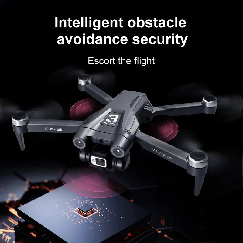 KBDFA MINI Z908 Pro Max Drone 4K HD Camera Professional WIFI FPV Dron