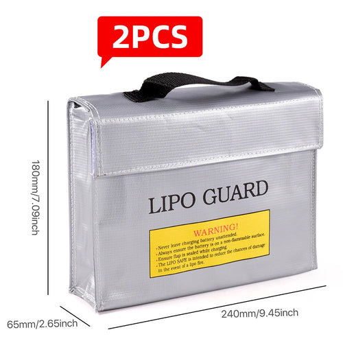 Lipo Guard Safety Bag Fireproof Explosion-Proof Portable Lipo Safety