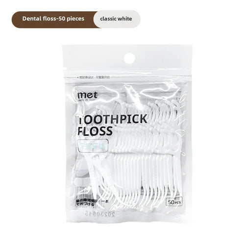 Travel 10-pack portable automatic dental floss box disposable dental