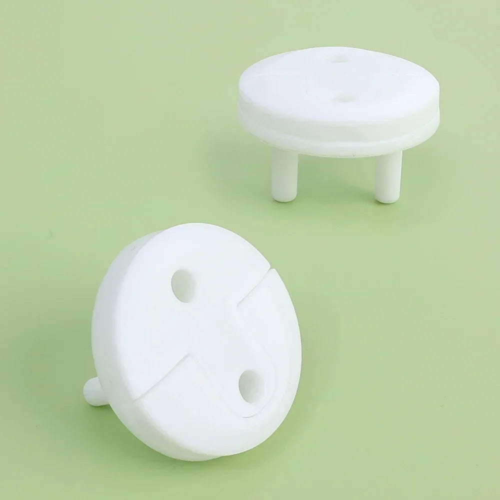 White Electrical Safety Socket Protective Cover Baby Care Safety Guard