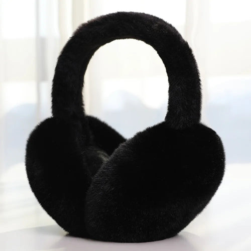 Soft Plush Ear Warmer Winter Warm Earmuffs Solid Color  Ear Cover