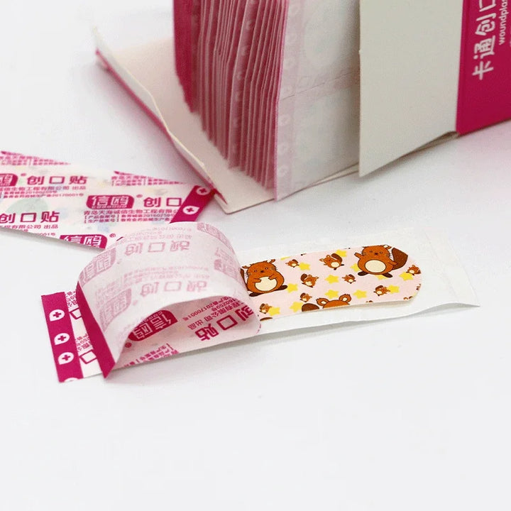 120pcs/lot Kawaii Cartoon Animal Pattern Waterproof Band Aid