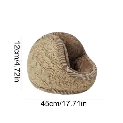Foldable Ear Muffs Plush Earmuffs For Cold Weather Portable Soft Ear