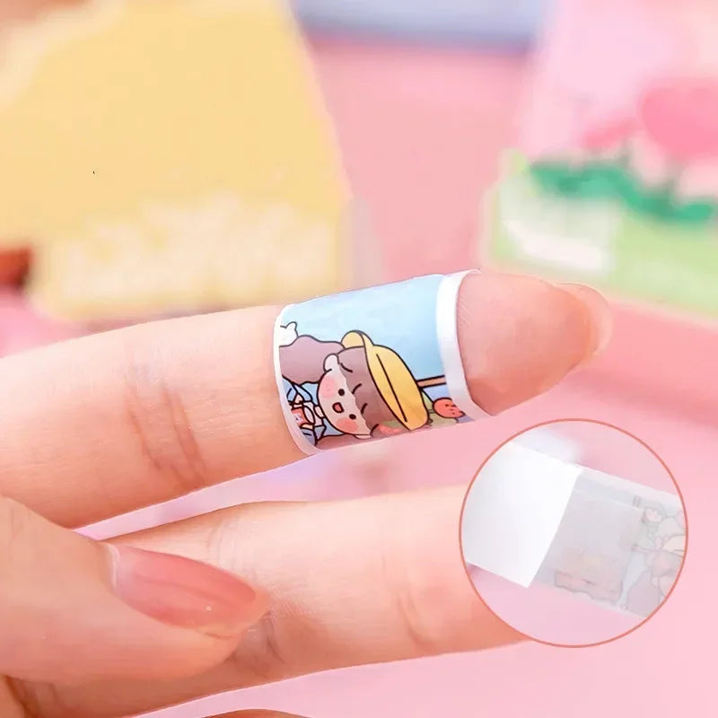 20pcs/box Cartoon Avocado Pattern Band Aid Baby Kids Outdoor Sports Medical Patch Adhesive Breathable First Band Aid Bandage