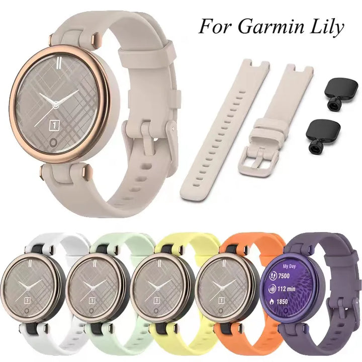 For Garmin lily Watchband Smart Watch Replacement Soft Silicone Sport