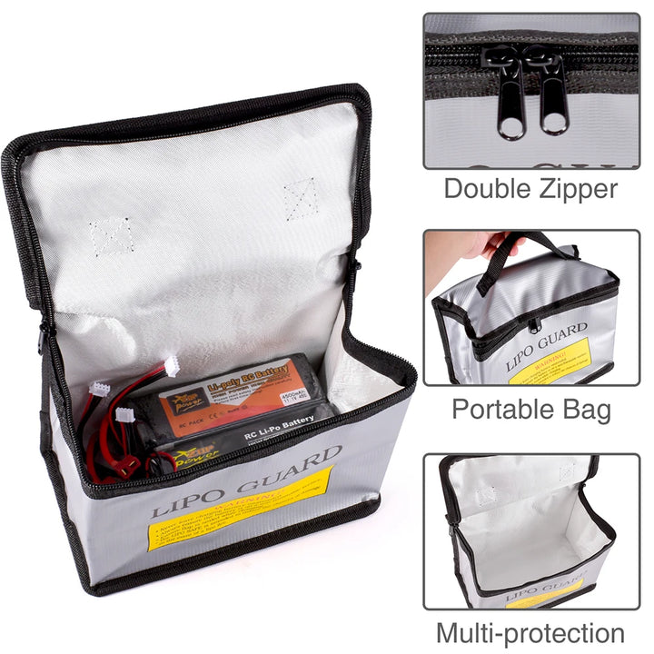 Lipo Guard Safety Bag Fireproof Explosion-Proof Portable Lipo Safety