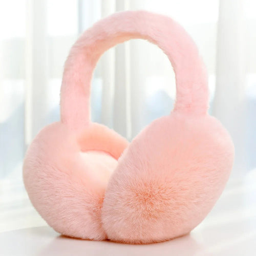 Soft Plush Ear Warmer Winter Warm Earmuffs Solid Color  Ear Cover